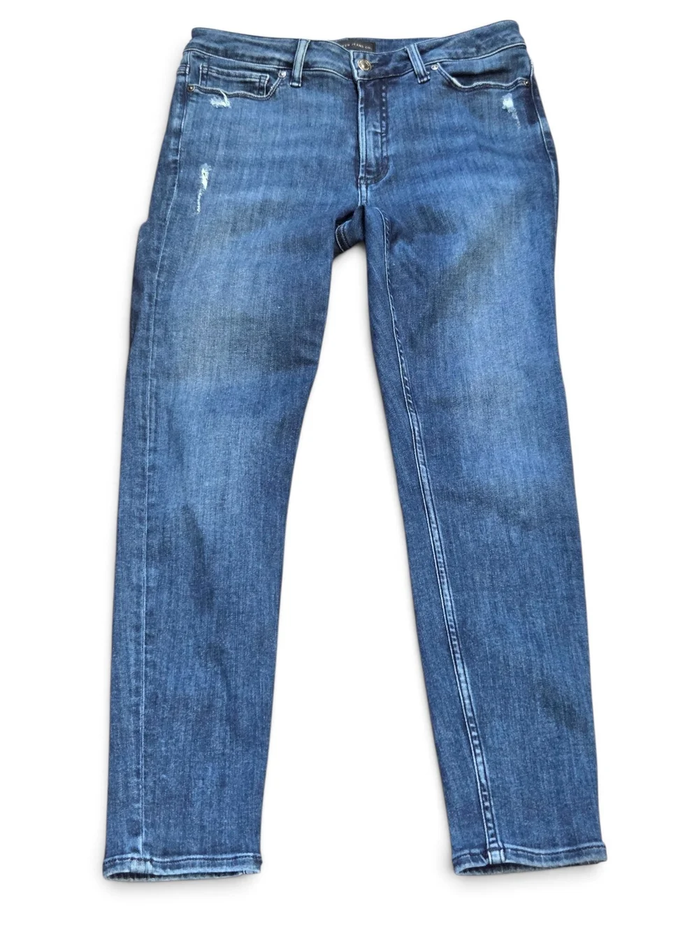 Silver Jeans Co Most Wanted Skinny Jeans Distressed Ankle Length W30 L27